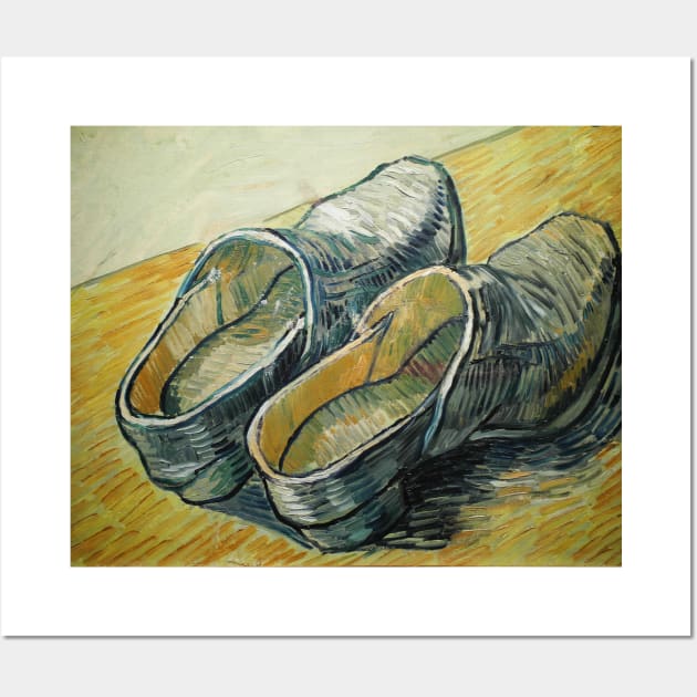 Wooden Shoes by van Gogh Wall Art by Artimaeus